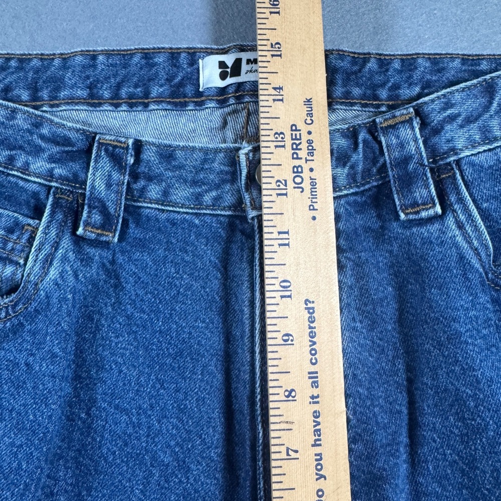 Monet Skateboards Carpenter Baggy Jean 36x29 Blue Relaxed Fit Utility Skater Y2K - Picture 8 of 9